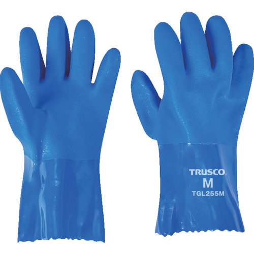 【TRUSCO】ＴＲＵＳＣＯ　耐油ビニール手袋１．２ｍｍ厚　Ｍサイズ　１双入